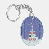 [Ihr Name] Poiluna Weihnachten Schlüsselanhänger (Vorderseite links)