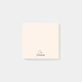 Ihr Name Post-it-Hinweis Post-it Klebezettel (Vorderseite)