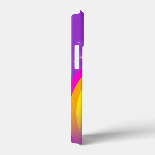 Ihr Name Regenbogen lila Case-Mate iPhone Hülle (Rückseite / Rechts)