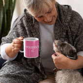 Ihr Name Rosa Tee oder Kaffee Tasse