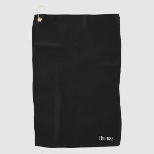 Ihr Name schlicht minimalistischer moderner Schrif Golfhandtuch