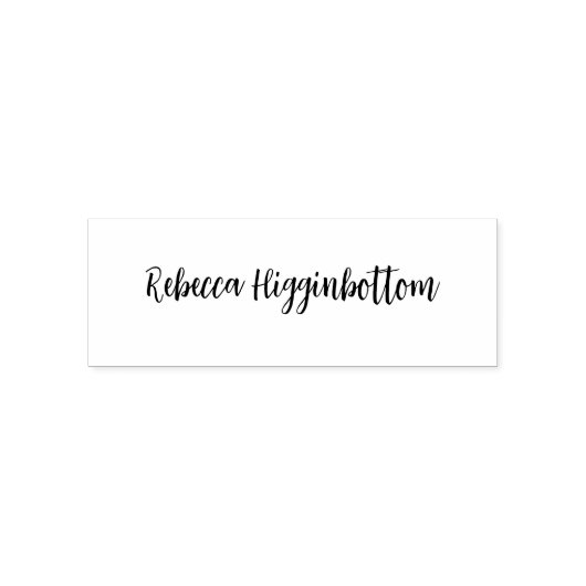 Ihr Name Script Modern Office Manager Permastempel (Design)