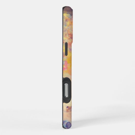 Ihr Name Spring Tulip Wasserfarbe Abstrakt iPhone Hülle (Rechte Seite)