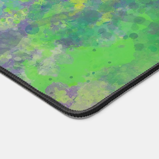 Ihr Name Spring Tulip Wasserfarbe Abstrakt Schreibtischunterlage (Ecke)