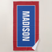 IHR NAME Strandtuch (Vorderseite)