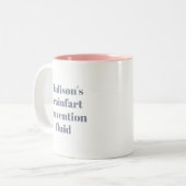 Ihr Name / Text Funny Zweifarbige Tasse (Vorderseite Links)