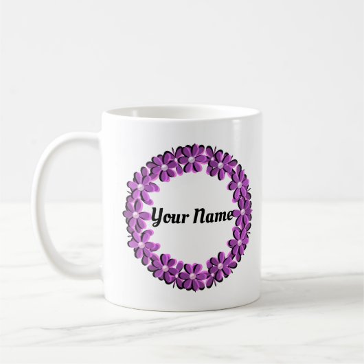 Ihr Name, Text, personalisiert Kaffeetasse (Links)