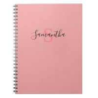 Ihr Name Typografie Monogramm - Pink