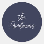 Ihr Name Umschlag Aufkleber (Vorderseite)