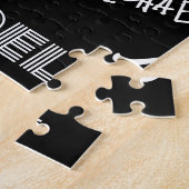 Ihr Name und Ihr benutzerdefiniertes Monogramm-Mus Puzzle (Seite)