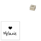 Ihr Name und Ihr Logo, benutzerdefinierte Skriptsi Gummistempel (Stempel)