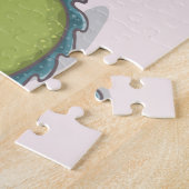 Ihr Name und Ihr Niedlicher Schlafdrache Puzzle (Seite)