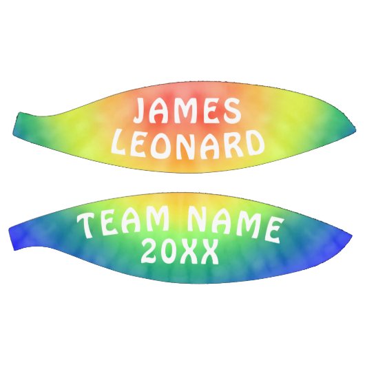 Ihr Name und Team Gefärbte Krawatte Personalisiert Basketball (Panele)