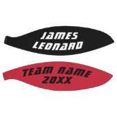 Ihr Name und Teamfarben Personalisiert Basketball (Panele)