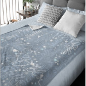 Ihr Name, verstopfte Niedliche Herzen und Sterne b Fleecedecke