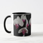 Ihr Name Wasserfarbe Orchids Tasse (Links)