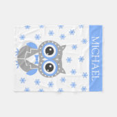 Ihr Name Weihnachten erhalten Baby Fleece Blanket (Vorderseite (Horizontal))