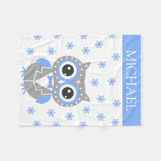 Ihr Name Weihnachten erhalten Baby Fleece Blanket (Vorderseite (Horizontal))