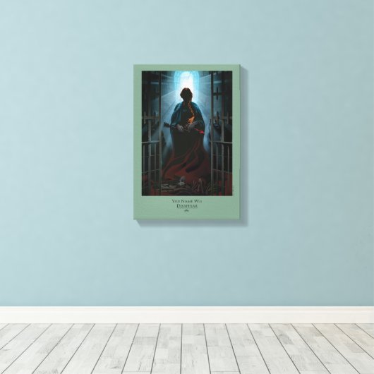 Ihr Name wird verschwinden Leinwanddruck (Insitu (Holzboden))