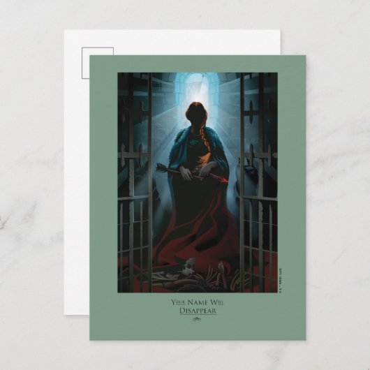 Ihr Name wird verschwinden Postkarte (Vorne/Hinten)