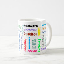 Ihr Name Word Cloud Fun Schriftart Typografie