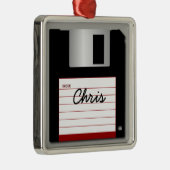 Ihr Namensklassiker 3,5" Diskette-Verzierung Ornament Aus Metall (Rechts)