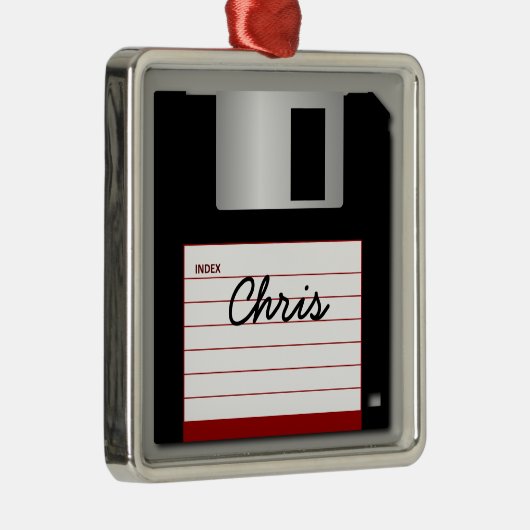 Ihr Namensklassiker 3,5" Diskette-Verzierung Ornament Aus Metall (Rechts)