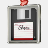 Ihr Namensklassiker 3,5" Diskette-Verzierung Ornament Aus Metall (Links)