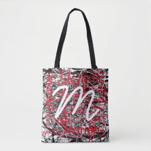 Ihr Namensmuster mit cooler Grafik Tasche