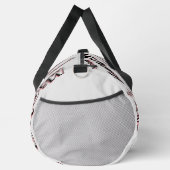 Ihr Namensmuster Monogramm Rose Schatten Duffle Bag (Rechts)
