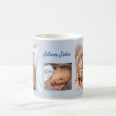 Ihr neues Baby Boy Fotos Personalisierter, benutze Kaffeetasse (Mittel)