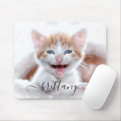 Ihr Niedliches Haustier Kitten Foto Mousepad (Mit Mouse)
