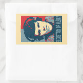 Ihr Obamicon.Me Rechteckiger Aufkleber (Tasche)