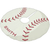 Ihr Offizielles amerikanisches Baseball-Weihnachte Polyester Weihnachtsbaumdecke (Schrägansicht)