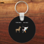 Ihr Onkel, mein Onkel Einhorn Gift Funny Schlüsselanhänger (Vorderseite)