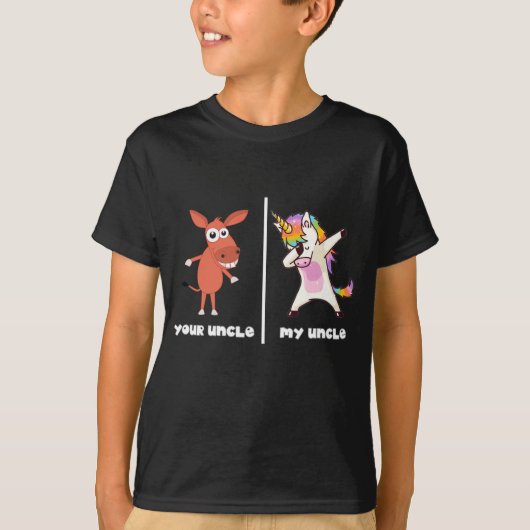 Ihr Onkel mein Onkelt-shirt Einhorn T-Shirt (Vorderseite)