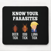 Ihr Parasiten Anti-Trump Funny Luna Tick Resist Mousepad (Vorne)