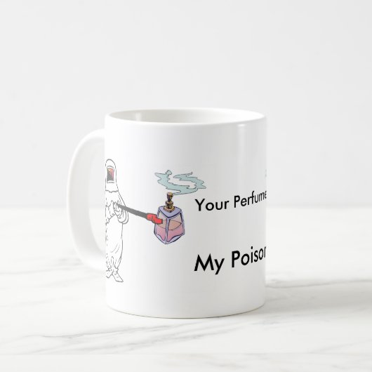 Ihr Parfüm, mein Gift Kaffeetasse (Vorderseite Links)