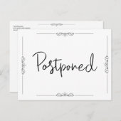 Ihr Party-Ereignis Handgeschriebenes Skript versch Ankündigungspostkarte (Vorne/Hinten)