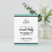 Ihr Party zur Einführung von Logos Postkarte (Stehend Vorderseite)