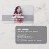 Ihr perfekter Sänger für jeden Anlass Visitenkarte (Vorne/Hinten)