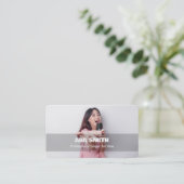 Ihr perfekter Sänger für jeden Anlass Visitenkarte (Stehend Vorderseite)