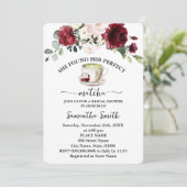 Ihr perfektes Matcha Brautparty Marsala gefunden Einladung (Stehend Vorderseite)