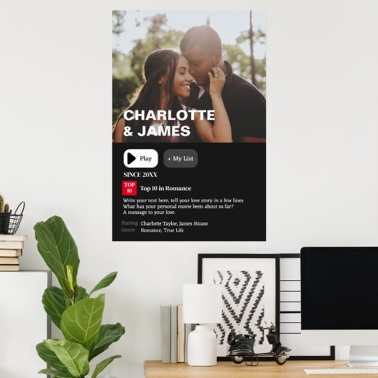 Ihr Personalisiertes Foto für Filmsynopsis Poster (Heimbüro)