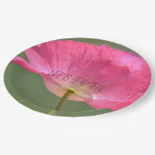 Ihr Personalisiertes Foto und Text Pappteller (Schrägansicht)