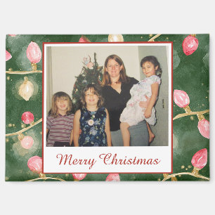Ihr personalisiertes Weihnachtsfoto Magnet