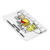 Ihr persönlicher Käse - individualisierbares Magne Magnet (Rechte Seite)