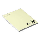Ihr persönlicher Panda Notepad Notizblock (angewinkelt)
