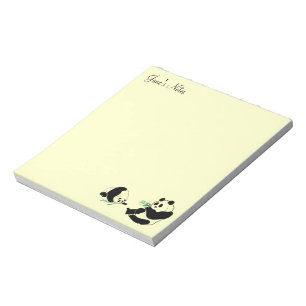 Ihr persönlicher Panda Notepad Notizblock