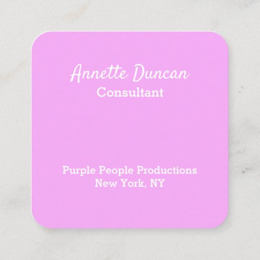 Ihr persönlicher QR-Code in Verbindung mit Ihrer L Quadratische Visitenkarte (Rückseite)